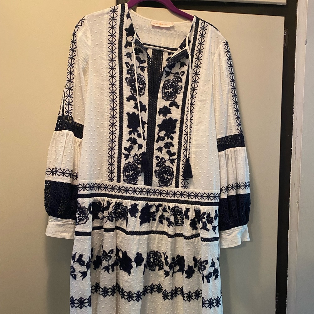 Tory Burch embroidery dress